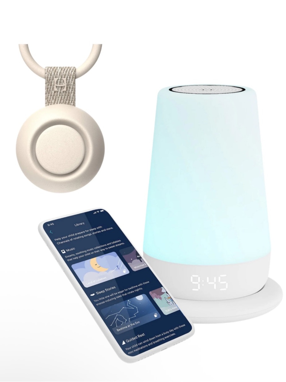 New Hatch Rest 2nd Gen and Hatch Go Bundle Portable App Soothing Sound Machines